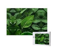Poezjzw Green Nature - Puzzle classico per adulti, 1000 pezzi, puzzle in legno, decorazione moderna per la casa, gioco intellettuale, 75 x 50 cm