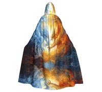 POEZJZW Ice And Fire Mostro Modello Mantello Con Cappuccio Robe Costume Per Adulti Uomini Donne Felpe Con Cappuccio Di Natale Mantello Costumi Cosplay