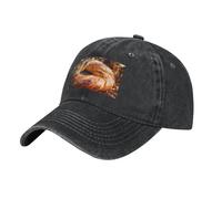 POEZJZW King Cake Pattern Baseball Cap per uomo donna regolabile cappelli da cowboy unisex cappelli da sole nero