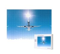 Poezjzw Planes Puzzle per adulti 300 pezzi puzzle in legno per famiglia amico decorazione della casa arte da parete 15,7 x 28 cm