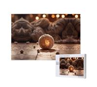 Poezjzw Puzzle di filato di lana per adulti 1000 pezzi puzzle in legno per familiari amici decorazione della casa arte della parete 75 x 50 cm