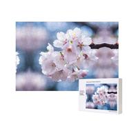 Poezjzw Puzzle di fiori nazionali giapponesi per adulti 300 pezzi puzzle in legno per familiari amici decorazione della casa arte da parete 15,7 x 28 cm
