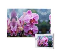 Poezjzw Puzzle di fiori nazionali malesi per adulti 1000 pezzi puzzle in legno per familiari amici decorazione della casa arte della parete 75 x 50 cm