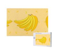 Poezjzw Puzzle Per Adulti 1000 Pezzi Adatto Per Il Tempo Libero Famiglia E Migliorare Hands-On Abilità Cartoon Banana Pattern
