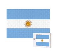 Poezjzw Puzzle per adulti 300 pezzi adatti per il tempo libero in famiglia e migliorare le abilità pratiche modello bandiera argentina
