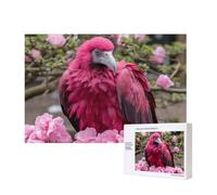 Poezjzw Puzzle Per Adulti 300 Pezzi Adatto Per Il Tempo Libero Famiglia E Migliorare Hands-On Abilità Red Golden Eagle Pattern
