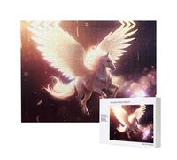Poezjzw Puzzle per adulti 500 pezzi adatti per il tempo libero in famiglia e migliorare le abilità pratiche modello Sacro Pegasus
