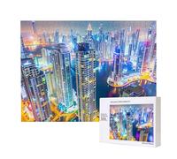Poezjzw Puzzle Per Adulti 500 Pezzi Adatto Per Il Tempo Libero Famiglia E Migliorare Hands-On Abilità Splendid City Pattern