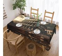 POEZJZW Resti del Colosseo Romano modello rettangolare Laciness tovaglia 54x72 in adatto per tavoli da pranzo, tavolini, feste ed eventi familiari