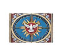 Poezjzw Set di 6 tovagliette con motivo Holy Spirit Christia, 30,5 x 45,7 cm, per feste, cucina, sala da pranzo, decorazione