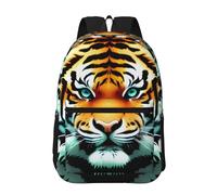 POEZJZW Shining Overlook Pattern Laptop Zaino Per Moda Zaini Infermiera Elegante Viaggio Scuola Libri Borse Casual Daypacks, Piccola testa di tigre grassa, Taglia unica