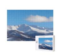Poezjzw Snowy Mountains Of B - Puzzle classico per adulti, 300 pezzi, in legno, decorazione moderna per la casa, gioco intellettuale, 40 x 28 cm