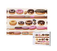 Poezjzw Sweet Doughnut - Puzzle classico per adulti, 1000 pezzi, puzzle in legno, decorazione moderna per la casa, gioco intellettuale, 75 x 50 cm