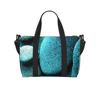 Poezjzw Textured Rocks - Borsa da viaggio Weekender Carry On da donna, per ospedale, per lavoro e consegna, colore nero, taglia unica, Nero , taglia unica