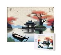 Poezjzw The Four Seasons Of Adult Classic Jigsaw 500 Pezzi Puzzle in Legno Moderno Home Decor Intellettuale Gioco 52 X 38 Cm