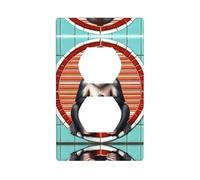Poezjzw The Silent Monkey Pattern Outlet Covers Placca da Parete Interruttore Luce Piastra Decorativa per Cucina Bagno Camera da Letto Casale Decorazione