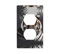 Poezjzw Tiger At Rest Pattern Outlet Covers Piastra da parete Piastra Interruttore Luce Piastra Decorativa per Cucina Bagno Camera da letto Fattoria Decor