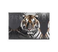 Poezjzw Tiger at Rest - Set di 6 tovagliette estive stagionali, 30,5 x 45,7 cm, per feste, cucina, sala da pranzo
