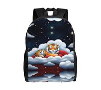 POEZJZW Tiger Cubs In The Clouds Pattern Zaino per computer portatile per zaini moda infermiera elegante viaggi scuola libri borse casual Daypacks