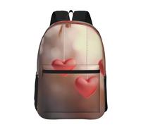 POEZJZW Zaino per computer portatile con motivo tuono e fulmini per infermieri, alla moda, per viaggi, scuola, libri, borse casual, Tre Cuori, Taglia unica