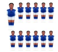 POFET 12pcs Table Soccer Football Man Guy Player - Foosball Accessories - Perfect for Players Tournament Replacement Parts Blue