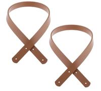 POFET 2 manici per borse da cucito in similpelle resistente, 60 cm, colore: marrone