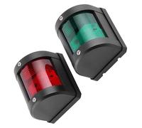 POFET 2 Pezzi Luce di Navigazione per Barca, Luci di Ancoraggio per Barche Marine Ripiegabili, Luce di Segnalazione Impermeabile a Tutto Tondo Luci di Navigazione di Avvertimento