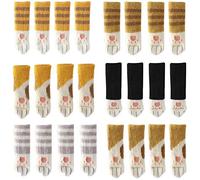 POFET 24 calzini per sedie (6 set), simpatici coprigambe a forma di zampa di gatto, riducono il rumore delle sedie e proteggono il pavimento