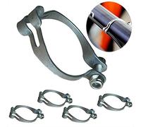 POFET 4 set di anelli in metallo saldamente al telaio della bici MTB cavo guida del freno cavo del cambio cavo del deragliatore di base del cavo guida clip di montaggio 31,8 mm