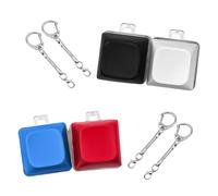 POFET 4PCS Tastiera Fidget Giocattolo Fidget Portachiavi Pulsante Fidget Giocattolo per Studenti Adolescenti Adulti Alleviare Lo Stress