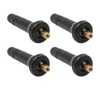 POFET 4PCS Valvole a Scatto per Pneumatici, Valvola per Sensore TPMS Valvola del Pneumatico a Scatto di Monitoraggio della Pressione dei Pneumatici TPMS in Gomma Anti-Esplosione per Auto
