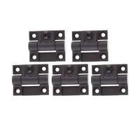 POFET 5 cerniere di ricambio per Southco E6-10-301-20 nero, in lega di zinco, regolazione della coppia dell'albero centrale, resistenza all'attrito