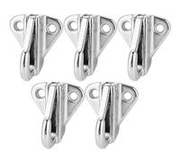 POFET 5 pz Cappotti Gancio Gancio Parete Molla Gancio Gancio Gancio In Acciaio Inox Cappotti Cappelli Gancio Marine Barca Deck Hardware Accessori