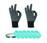 POFET 9PCS Fasce in Silicone per Bicchiere a Sublimazione Bicchieri Elastici per Sublimazione Bicchieri Kit Fasce in Silicone con Nastro e Guanti Resistenti al Calore