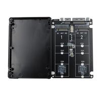 POFET Adattatore M2 SATA, Doppio Adattatore convertitore da NGFF a SATA 3.0 M.2 NGFF SDD a SATA III da 2,5 Pollici