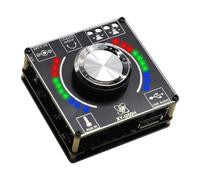 POFET Amplificatore di Potenza Bluetooth Stereo 50Wx2, Livello HiFi, Modulo TPA3116, Spettro di Volume, Luce di Ritmo Musicale D50H