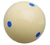 Pofet - Bilia da biliardo per fare pratica, grande, con 6 puntini blu