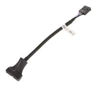 POFET Cavo di Adattamento USB 3.0 20 pin maschio a USB 2.0 9 pin femmina, 15 cm, Nero, per Computer Portatile