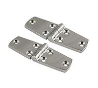 POFET Ecurity - Cerniera per porta in acciaio inox, per barche, barche, camper, 38 x 102 mm, 2 pezzi