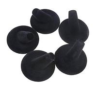 POFET Espositore per Gioielli Supporto per Display Anello in anello in velluto nero Supporto per Gioielli Dito per Esposizione Gioielli Vendita