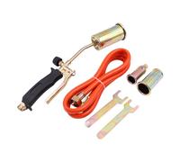 POFET Kit bruciatore da tetto in feltro, torcia a gas a braccio lungo, bruciatore di erba, fiamma di propano tubo da 2 m, torcia a gas