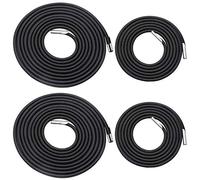 Pofet - Lacci di ricambio universali per sedia reclinabile senza gravità, sedie reclinabili da giardino, poltrone e sedie elastiche, confezione da 4, colore: nero