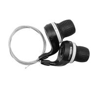 POFET Leva del Cambio per Bicicletta a 21 velocità, Leva del Cambio per Mountain Bike, Impugnatura per Cambio 3x7 velocità (1 Paio)