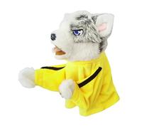 POFET Marionetta in Peluche Kung Fu Husky, Marionetta da Boxe Husky, Marionetta Interattiva per Bambole per Cani, Cane Kung Fu con Suono e Azione di Boxe