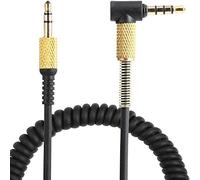 POFET Marshall Major II 2 - Cavo audio di ricambio per cuffie con controllo del volume per microfono remoto per cuffie, laptop, smartphone