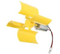 POFET - Micro generatore eolico a 360°, turbina verticale con pale, mini motore per fai da te