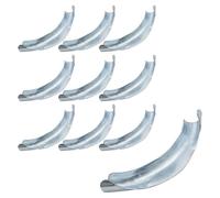 POFET Morsetti angolari per Curva Guida Tubo Riscaldamento a Pavimento 10 Pezzi Curva di deflessione Morsetto angolare per Guida Tubo per Diametro Tubo 16-18 mm (Nero)