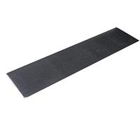 POFET - Nastro adesivo per skateboard, 83,8 x 22,9 cm, senza bolle, impermeabile, nero con impugnatura per scooter, carta vetrata per rollboard, pedale, sedia a rotelle, gradini (84 x 23 cm)
