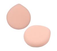 POFET Piumini da Cipria 2 Pezzi, Spugnetta Cipria Powder Puff, Grande Soffio di Cipria Del Viso per Uso Asciutto e Bagnato, Beauty Blender Spugnette in 3 Strumenti per Trucco Bagnato e Asciutto