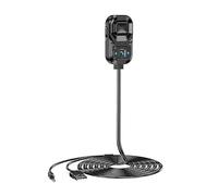 POFET Ricevitore Bluetooth 5.1, Bluetooth Auto con Jack AUX da 3,5 mm, per auto con microfono Supporto per chiamate in vivavoce Supporto per assistente vocale